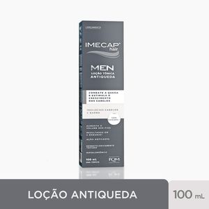 Loção Antiqueda Imecap Hair Men Estimula o Crescimento do Cabelo e Barba 100ml