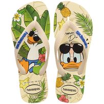 Sandália Havaianas Disney Classic Bege Palha 31/32