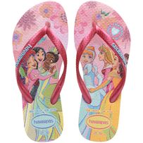 Sandália Havaianas Kids Slim Princess Rosa Clay 25/26