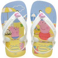 Sandália Havaianas Baby Peppa Pig Buttercream Tamanho 20