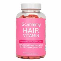 Suplemento Alimentar Gummmy Hair Vitamin Tuttu Frutti Cabelos e Unhas 60 Unidades