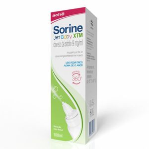 Sorine XTM Jet Baby 0,9% Aché Solução Nasal 100ml