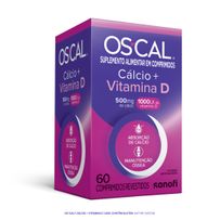 Suplemento Vitamínico Os-Cal D Cálcio 500mg + Vitamina D 1000UI 60 comprimidos