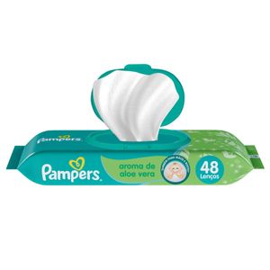 Lenço Pampers Aloe Vera 48 unidades