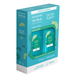 Kit Alfaparf Alta Moda Detox Purify Shampoo 300ml + Condicionador 300ml