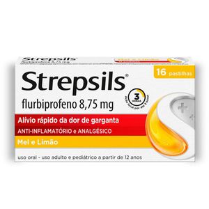 Pastilhas Para Garganta Strepsils Mel E Limão 16 Pastilhas