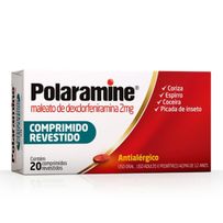 Antialérgico Polaramine 2mg 20 comprimidos