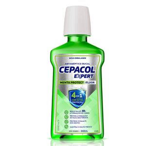 Enxaguante Bucal Cepacol Expert 4 em 1 Menta Protect + Flúor 250ml