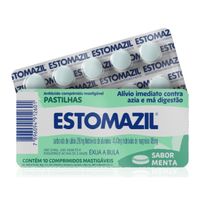 Antiácido Estomazil Menta Pastilha 10 Comprimidos Mastigáveis