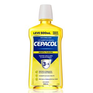 Enxaguante Bucal Cepacol 3em1 Menta Fusion 500ml