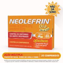Antigripal Neolefrin Dia 800mg + 20mg 20 comprimidos