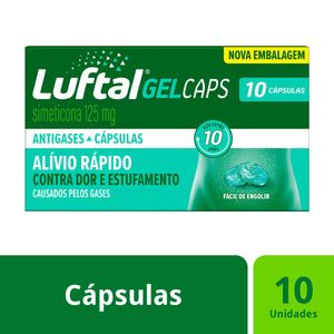 Luftal Gel Simeticona 125mg 10 Cápsulas Gelatinosas