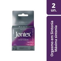 Preservativo Jontex Orgasmo em Sintonia 2 Unidades