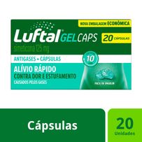 Antigases Luftal Gel Caps Simeticona 125mg - 20 Cápsulas Gelatinosas