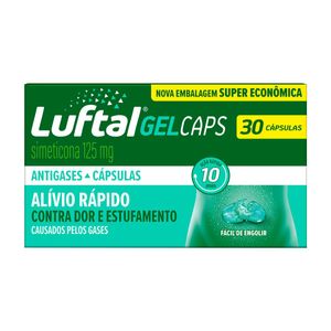 Antigases Luftal Gel Caps Simeticona 125mg 30 Cápsulas Gelatinosas