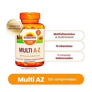 Suplemento Alimentar Sundown Multi A-Z 120 Comprimidos