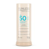Protetor Solar Stick Facial Sunless Clara Fps50 12g