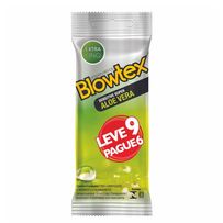 Preservativo Blowtex Sensitive Super Aloe Vera 9 Unidades
