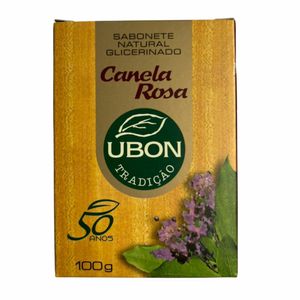 Sabonete em Barra Ubon Glicerinado Canela Rosa 100g