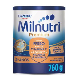 Composto Lácteo Milnutri Premium Banana e Maçã 760g