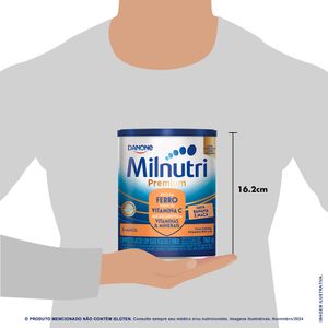 Composto Lácteo Milnutri Premium Banana e Maçã 760g