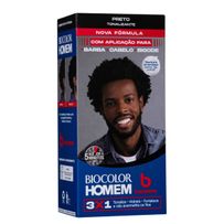 Tonalizante de Cabelo Masculino Biocolor Homem Bozzano Preto