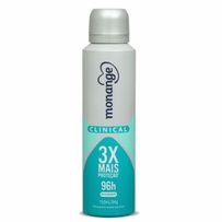 Desodorante Antitranspirante Aerosol Monange Clinical Revigorante Feminino 150ml