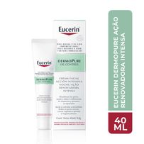 Creme Facial Eucerin Dermopure Oil Control Ação Renovadora Antiacne 40ml