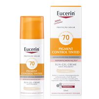 Protetor Solar Eucerin Pigment Control Tinted Claro Fps70 50ml