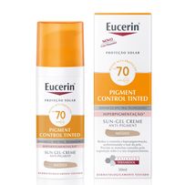 Protetor Solar Eucerin Pigment Control Tinted Médio Fps70 50ml