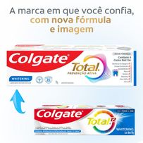 Creme Dental Colgate Total Whitening com Flúor 90g