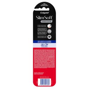 Escova Dental Colgate Slim Soft Black 2 Unidades