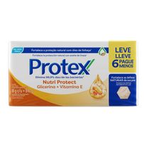 Sabonete em Barra Protex Vitamina E 85g 6 unidades