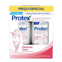 Sabonete Líquido Protex Cuidado Íntimo Delicate Care 2 Unidades De 200ml Cada