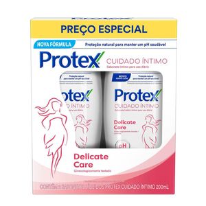 Sabonete Líquido Protex Cuidado Íntimo Delicate Care 2 Unidades De 200ml Cada