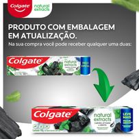 Creme Dental Colgate Naturals Extract Purificante Carvão Ativado e Menta 140g