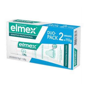 Creme Dental Elmex Sensitive Profissional Duo Pack 2 Unidades de 110g Cada