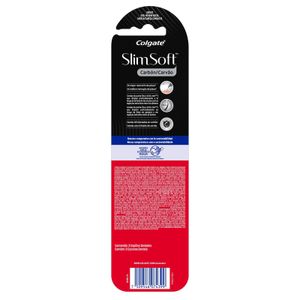 Escova Dental Colgate Slim Soft Black 3 Unidades
