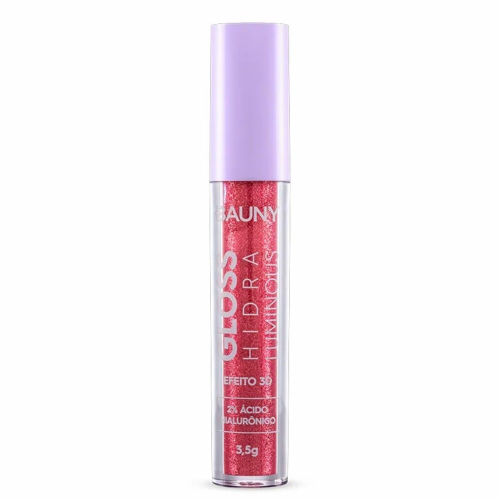 Gloss Labial Bauny Hidra Luminous Cor Chic Glow 3,5g
