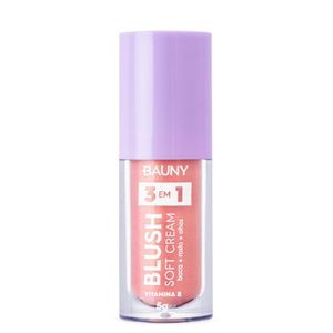 Blush Líquido Bauny Soft Cream 3 em 1 Cor Magic 5g