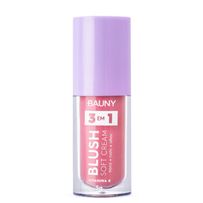 Blush Líquido Bauny Soft Cream 3 em 1 Cor Dreamy 5g