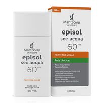 Protetor Solar Facial Mantecorp Episol Sec Acqua FPS60 40ml