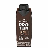 Bebida Láctae Emana Protein Zero Lactose Sabor Cacau 250ml