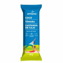 Barra de Fruta Emana Coco Tâmara Castanha de Caju 35g