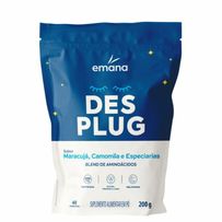 Suplemento Alimentar Emana Des Plug Sabor Maracujá, Camomila e Especiarias em Pó 200g