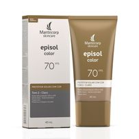 Protetor Solar Episol Color Tom 2 Claro Fps70 40ml