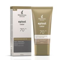 Protetor Solar Episol Color Tom 1 Extra Claro Fps 70 40ml