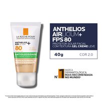 Protetor Solar Facial La Roche Posay Anthelios Airlicium+ FPS80 Cor 2.0 40g