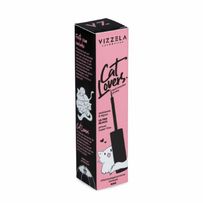 Delineador Líquido Vizzela Cat Lovers Ultra Black Cor Preta 4ml