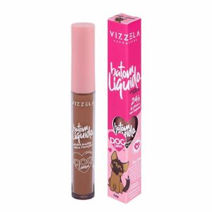 Batom Líquido Vizzela Dog Lovers Cor 14 Pastor Alemão 3,5g